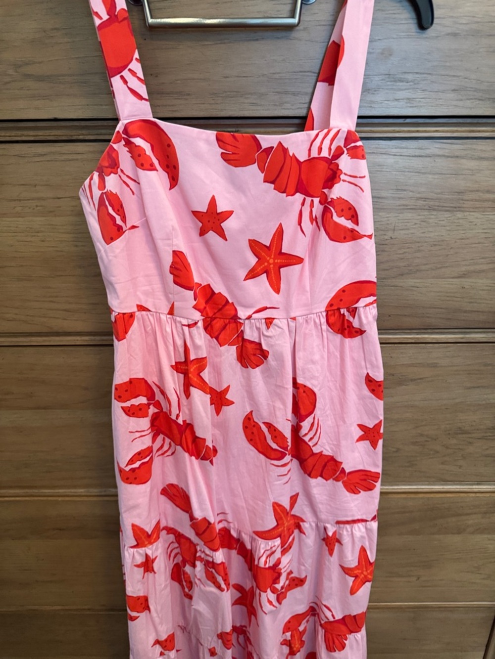 J. Crew Factory lobster print dress